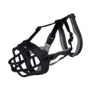 Намордник Trixie для собак гумовий M чорний