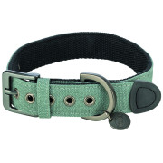 Нашийник Trixie CityStyle для собак екстраширокий бавовна L 45–52 см 30 мм світло-зелений