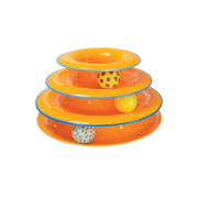 Іграшка для котів Petstages Tower Of Tracks Org (Вежа з м'ячиками) D=25см (pt317)