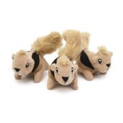 Іграшка для собак Outward Hound Hide-A Refill Squeakin Squirrels (Білка-пищалка) 3х6 см/х3 шт (oh31012)