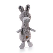 Іграшка для собак Petstages Scruffles Bunny (Зайчик Нечепура) мала сіра 28 см (pt69591)