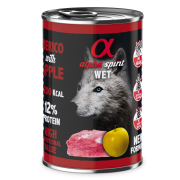 Повнораціонний вологий корм Alpha Spirit Iberian Pork w/Apple іберійська свинина/яблуко для дорослих собак 400 г (as576185)