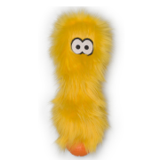 Іграшка для собак West Paw Сuster Zogoflex HardyTex пухнаста пищалка 28х8 см Жовтий (DD006LEM)