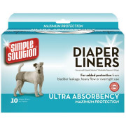 Гігієнічні прокладки для тварин Simple Solution Disposable Diaper Liners - Heavy Flow 10 шт (ss10607)