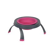 Миска для тварин Dexas Single Elevated Feeder на складній підставці 360 мл пурпурний (PW1304322405)
