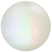 Іграшка для собак Planet Dog Strobe Ball White (Стробе Болл) палаючий м'яч 7 см Білий (pd68805)