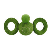 Іграшка для собак Jolly Pets TUG-A-MAL Черепаха з пищалками для перетягування Середня (JTA73)