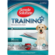 Влагопоглощающие гігієнічні пелюшки для собак Simple Solution Training Premium Dog Pads 58х60см 50шт (ss13401)