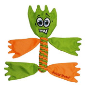 Іграшка для собак Jolly Pets FLATHEADS Квітка хрустка пищалка Мала (FH5)