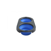 Миска подвійна для тварин Dexas Collapsible Pet Feeder складна 1200 мл синій (dx30660)