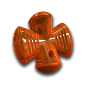 Іграшка для собак Bionic Opaque Stuffer Опак Стаффер для ласощів 12,5 см помаранчевий (bc30085)