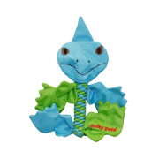 Іграшка для собак Jolly Pets FLATHEADS Ігуана хрустка пищалка Мала (FHI5)