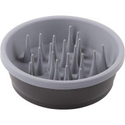 Миска для собак Dexas Slow Feeder Dog Bowl силіконова для повільного годування 1440 мл сірий (PW301-432-429)