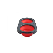 Миска подвійна для тварин Dexas Collapsible Pet Feeder складна 1200 мл червоний (dx30659)