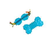 Іграшка для собак Petstages Orka Petite Chew Pair (Набір іграшок Орка кісточка і гантель міні) 9/4,5 см (pt234)