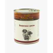 Консервований корм Hubertus Gold для собак, яловичина з рисом, 800 г
