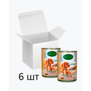 Baskerville Півень з рисом і цукіні повнораціонний вологий корм суперпреміум класу для собак, упаковка 6 шт по 400 г