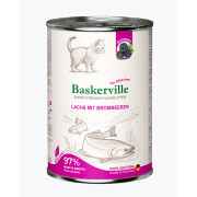 Baskerville Лосось з ожиною повнораціонний вологий корм суперпреміум класу для кошенят, 400 г