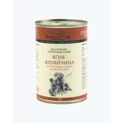 Консервований корм Hubertus Gold для цуценят, ягня і яловичина з пастернаком, 400 г