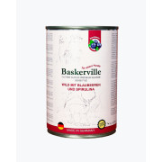 Baskerville Оленина з чорницею та спіруліною повнораціонний вологий корм суперпреміум класу для собак з чутливим травленням та літніх собак, 400 г
