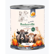 Baskerville Пребіо Яловичина з гарбузом повнораціонний вологий корм класу холістик для активних собак, 800 г