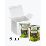 Упаковка консервованого корму Hubertus Gold для собак, пернаті птиці з топінамбуром, 800 г 6 шт