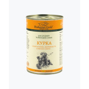 Консервований корм Hubertus Gold для цуценят, курка з картоплею та морквою, 400 г