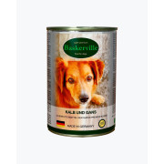 Baskerville Телятина та м’ясо гуски повнораціонний вологий корм суперпреміум класу для собак, 400 г