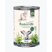 Baskerville Пребіо Коза з кропивою повнораціонний вологий корм класу холістик для стерилізованих та малорухливих котів, 400 г