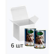 Baskerville Ягня та півень повнораціонний вологий корм суперпреміум класу для собак, упаковка 6 шт по 400 г