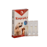 Краплі проти бліх та кліщів Комфорт (3 ампули х 1 мл)