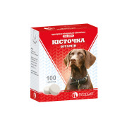 Прикормка мінерально-вітамінна для собак КІСТОЧКА вітамін (100 таблеток)