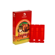 Краплі інсектоакарицидні Бар'єр супер (3 ампули х 1 мл)