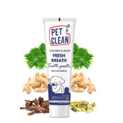 Зубна паста Pet Clean PET TOOTHPASTE для підтримки здоров я та гігієни зубів домашніх тварин з ароматом курки 100г
