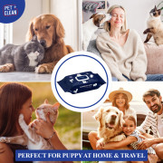 Серветки вологі Pet Clean PET GROOMING POUCH зволожуючі для грумінгу домашніх тварин з легким ароматом квітучої японської