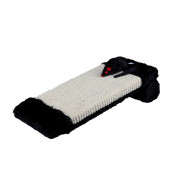 Дряпка Trixie для котів з валиком та іграшкою сизаль/плюш чорна 15x35 см