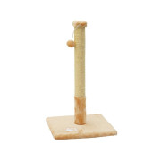 Кігтеточка Природа ДО1 стовпчик для котів бежевий 36х36х67 см