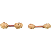 Іграшка Trixie для гризунів Набір гантелей з кори деревинної 2 шт 9х2 см