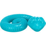 Іграшка Trixie для собак Змія для ласощів термопластична гума 18 см зелена