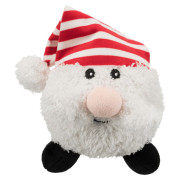 Іграшка Trixie для собак Різдвяна М яч плюш зі звуком 18-29см - 1шт