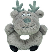 Іграшка Trixie для собак Різдвяний олень з пискавкою плюшевий 24 см