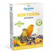 Корм Природа Коктейль Канарка для канарок і декоративних птахів 500 г