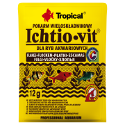 Корм Tropical Ichtio-Vit для всіх акваріумних риб пластівці 12 г