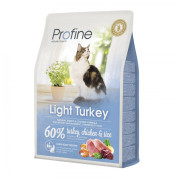 Корм сухий Profine Cat Light для дорослих котів з надмірною вагою з індичкою та рисом 2 кг