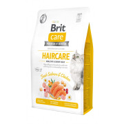 Корм сухий Brit Care Cat Grain Free Haircare Healthy and Shiny Coat для котів догляд за шкірою і шерстю лосось та курка 2 кг
