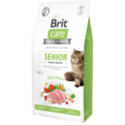Корм сухий Brit Care Cat Grain Free Senior Weight Control для котів похилого віку з надмірною вагою з куркою 7 кг