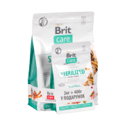 НАБІР Корм сухий Brit Care GF Sterilized Urinary Health д/стерилізованих котів д/підтримки здоров я сечовивідних шляхів курк