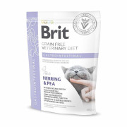 Корм сухий Brit Grain Free VetDiet Cat Gastrointestinal для котів з порушеним травленням з оселедцем лососем яйцем та горохо