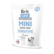 Корм сухий Brit Care Grain Free Mini Sensitive для собак мініатюрних порід з чутливим травленням з олениною 400 г