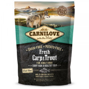 Корм сухий Carnilove Fresh Carp and Trout for Adult dogs для дорослих собак усіх порід з коропом та фореллю 1,5 кг